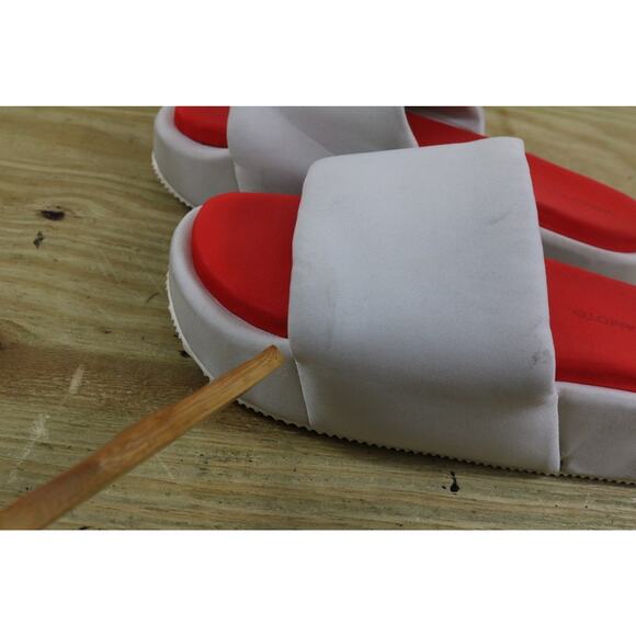 Yohji Yamamoto Adidas Y-3 Slide 9 Bliss Mens Red Off White Platform Sandals main image 4